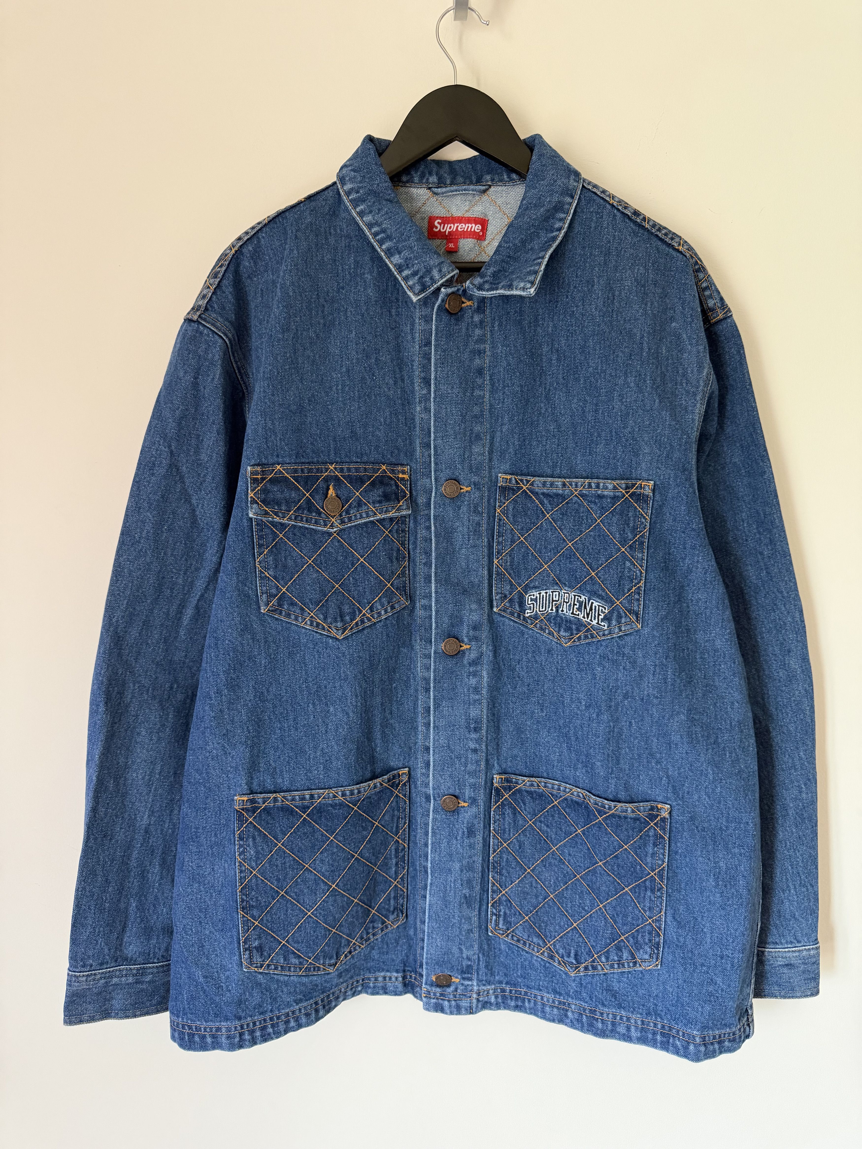 Supreme Dogs And Ducks Chore Jacket | Grailed