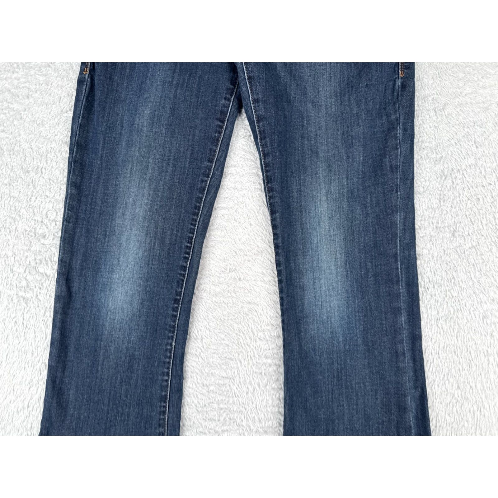 Vintage VINTAGE Rock & Republic Jeans Woman 10 Blue Denim Kasandra Flared Low Rise 29x32 Mens? Ladies? Size 32" / US 10 / IT 46 - 3 Thumbnail