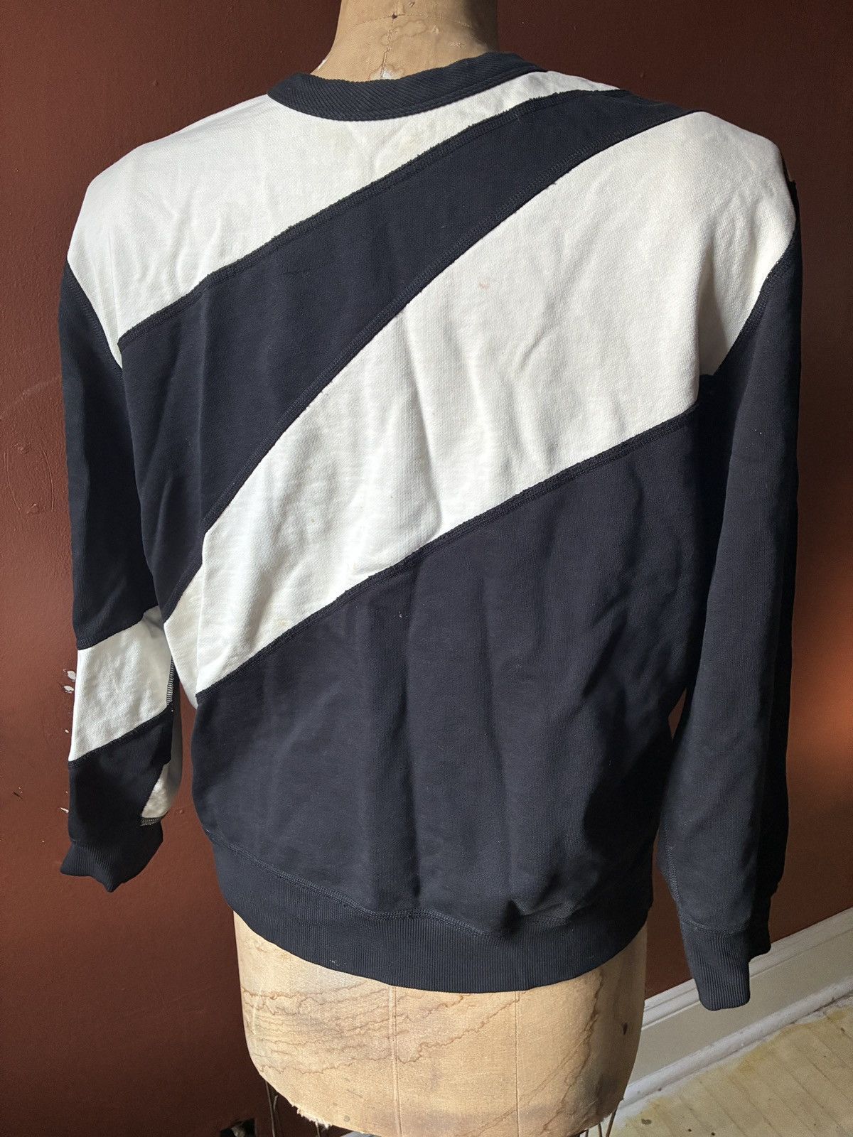 Rag & Bone Patchwork black-and-white logo sweatshirt Size US XL / EU 56 / 4 - 1 Thumbnail