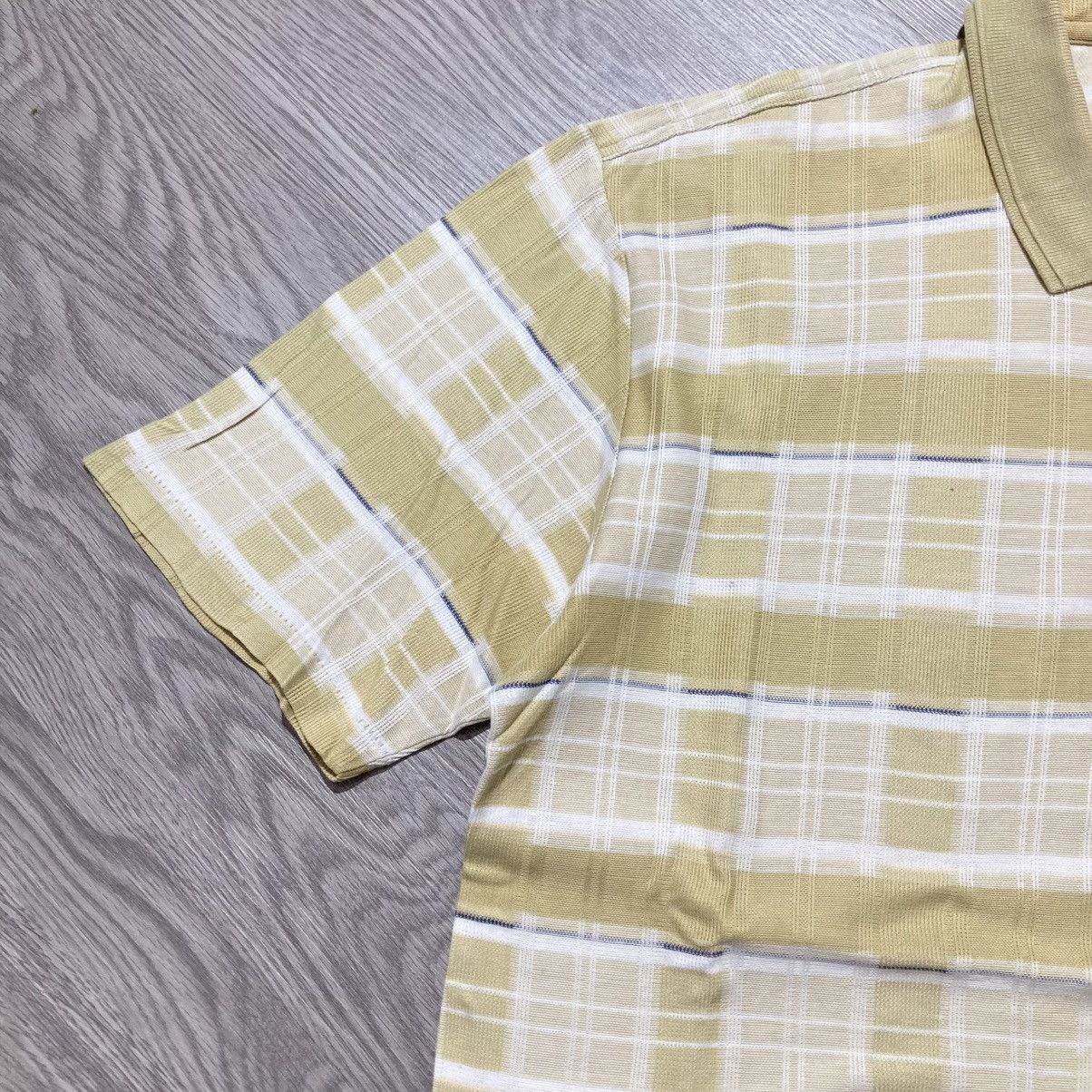 Burberry 1990s Vintage Burberrys Nova Check Pocket Polo Tshirt Luxury Size US L / EU 52-54 / 3 - 8 Thumbnail