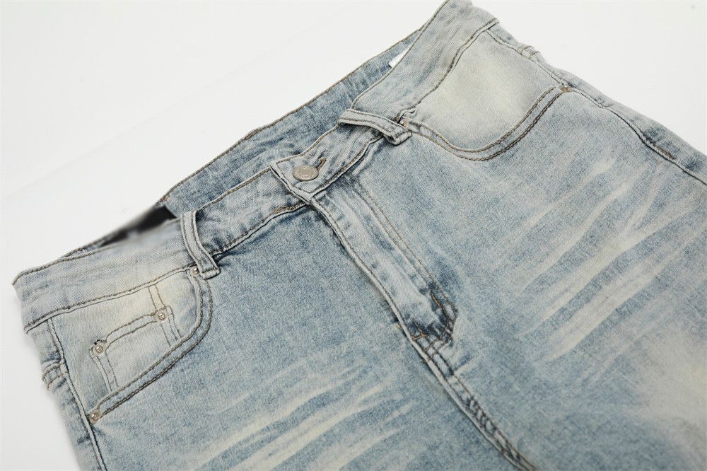 Vintage Men's vintage distressed cleanfit punk washed straight jeans Size US 32 / EU 48 - 3 Thumbnail