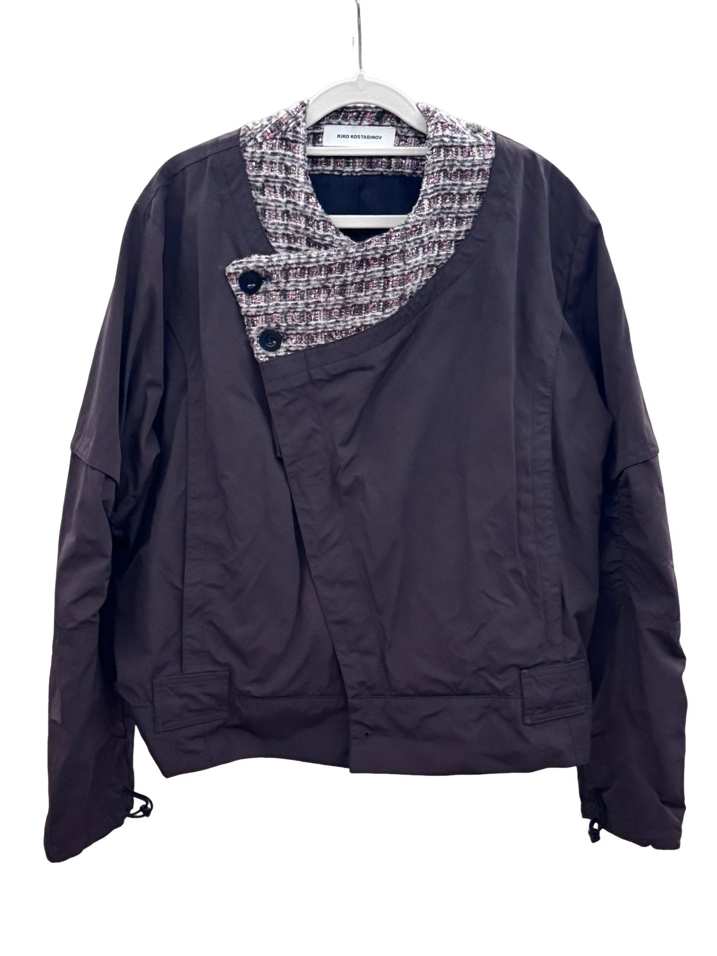 Kiko Kostadinov Kiko Kostadinov Tweed Collar Light Jacket Size 48 Size US M / EU 48-50 / 2 - 1 Thumbnail