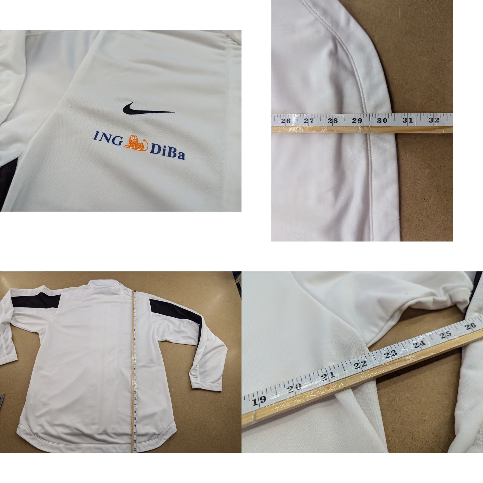 Nike Nike Track Jacket Mens Size XLT White Sport Coat of arms of Germany Vintage Noted Size US XL / EU 56 / 4 - 8 Thumbnail