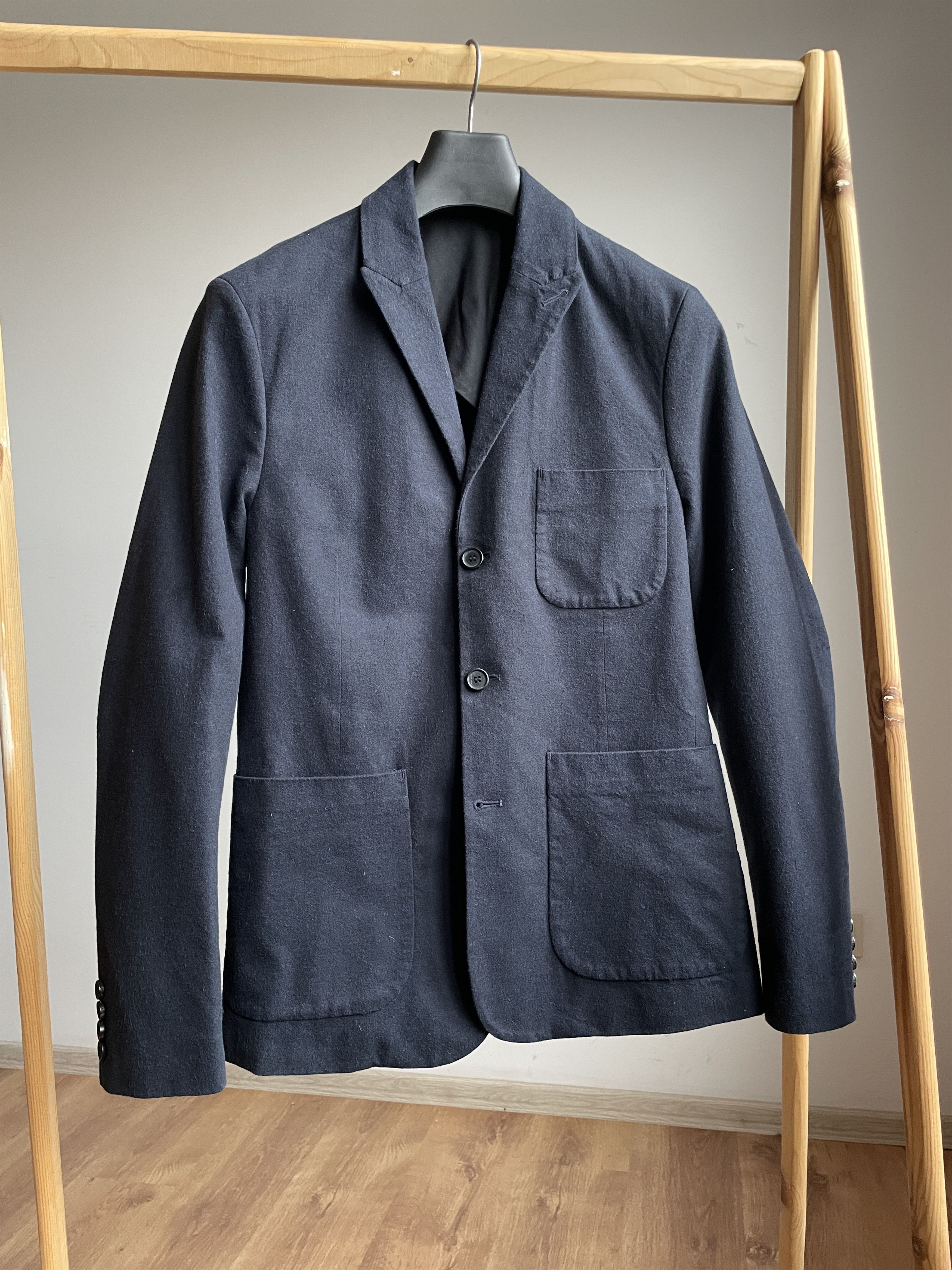Allsaints Allsaints Cotton Blend Unlined Moleskin Masa Blazer Size 34R - 1 Thumbnail