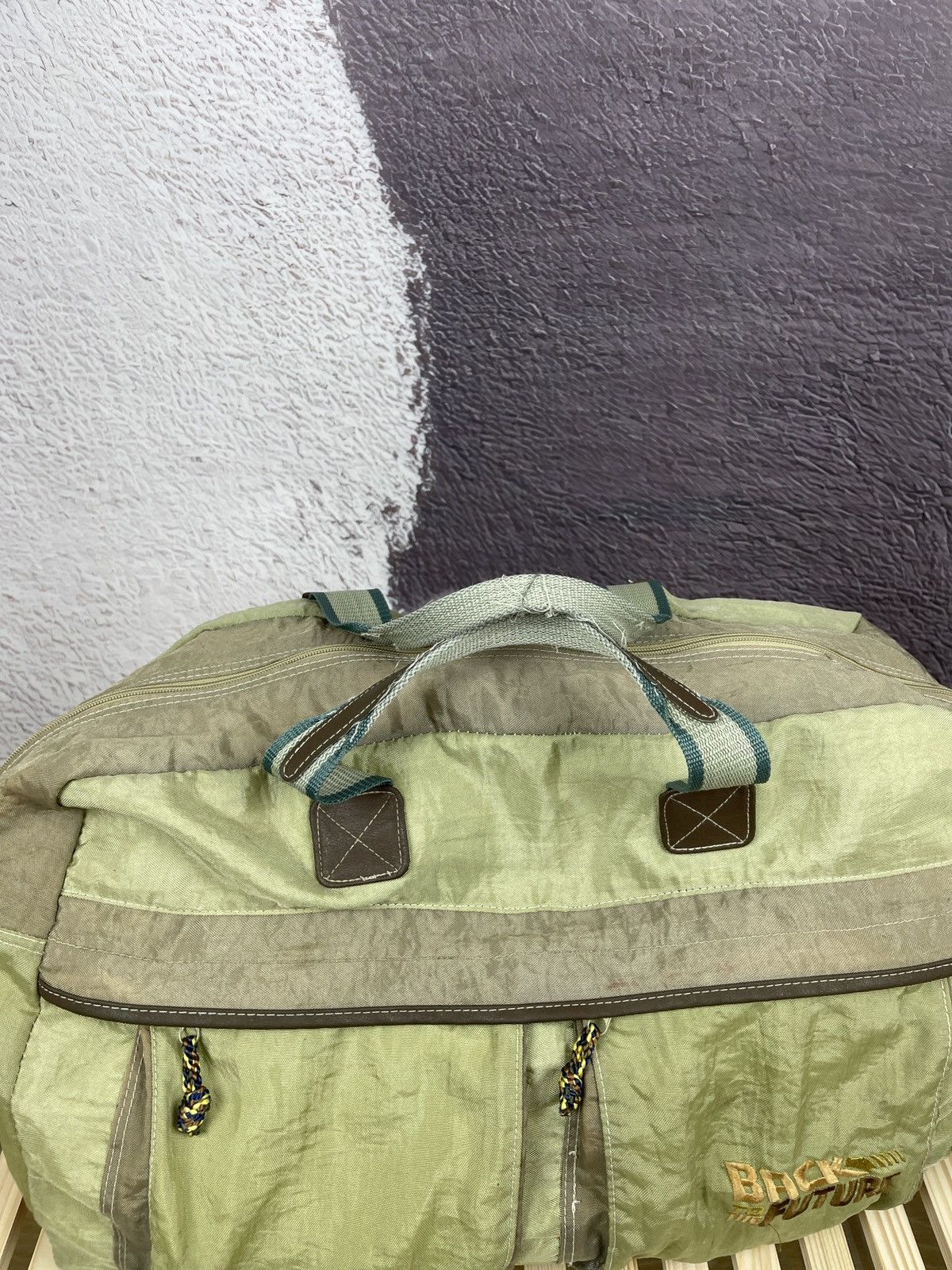 Vintage Back to the Future vintage 80s 90s luggage bag green olive Size ONE SIZE - 7 Thumbnail