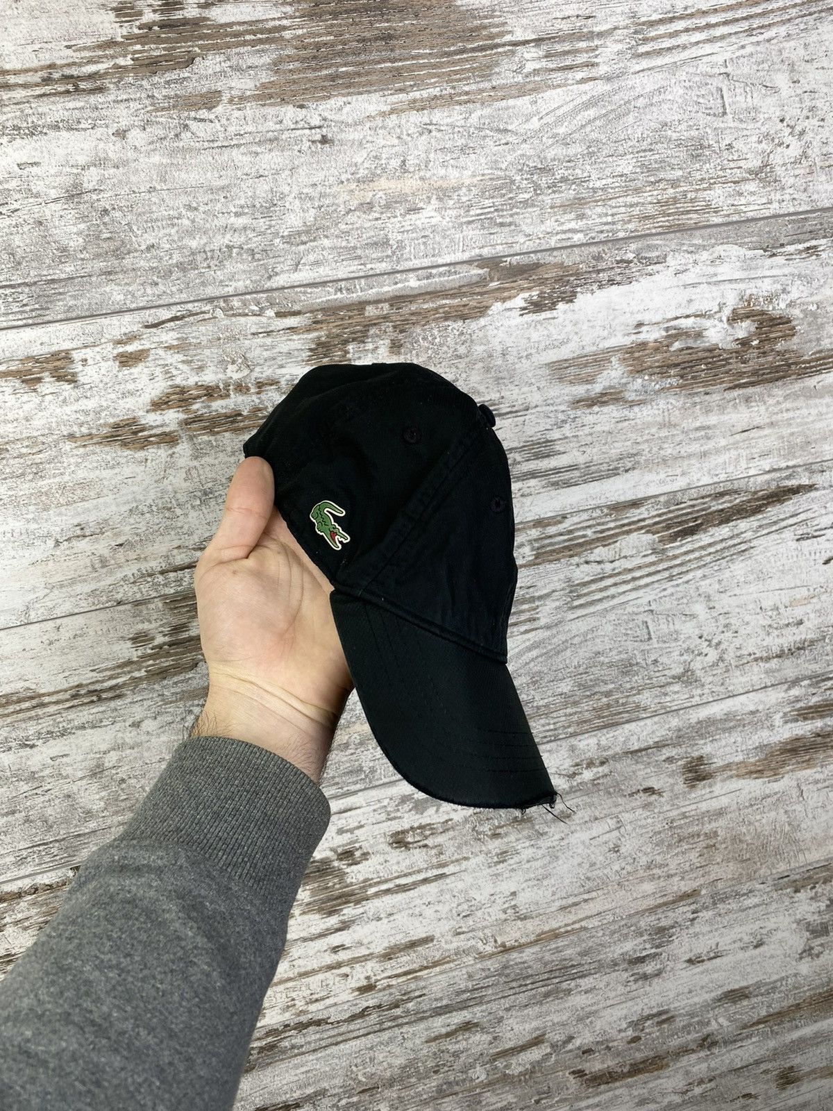 Lacoste × Vintage Mens Vintage Lacoste distressed cap hats Size ONE SIZE - 1 Thumbnail