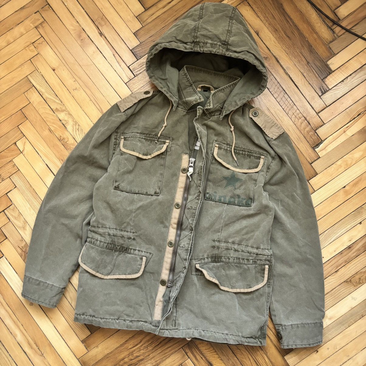 Hysteric Glamour M-65 Heineken Khaki Field Jacket Big Logo Back Print Punk Size US S / EU 44-46 / 1 - 2 Thumbnail