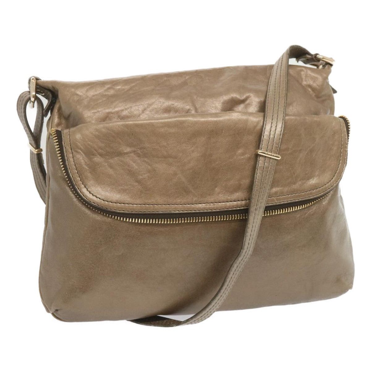Fendi FENDI Shoulder Bag Leather Bronze Size ONE SIZE - 1 Thumbnail