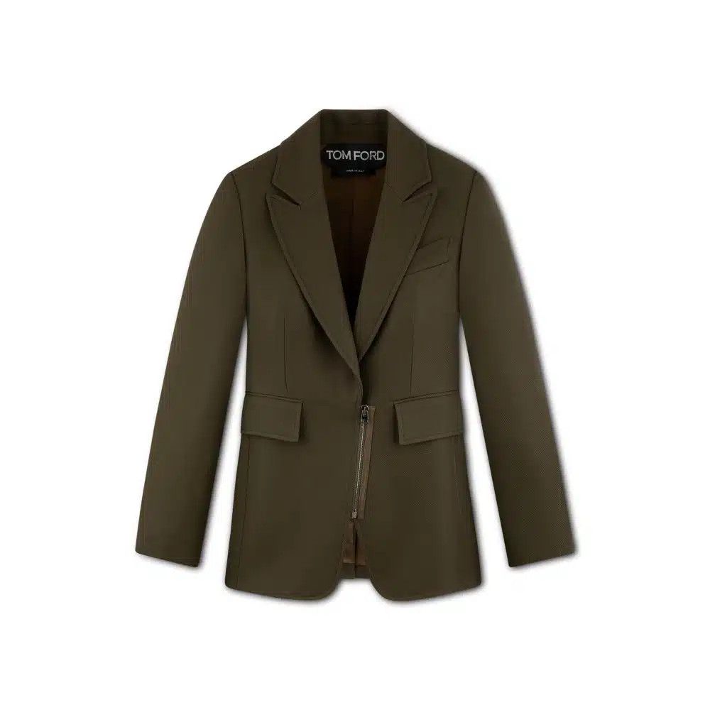 Tom Ford o1loc1c1124 GI2913 Wool Viscose Jacket in Brown Size XS / US 0-2 / IT 36-38 - 1 Thumbnail