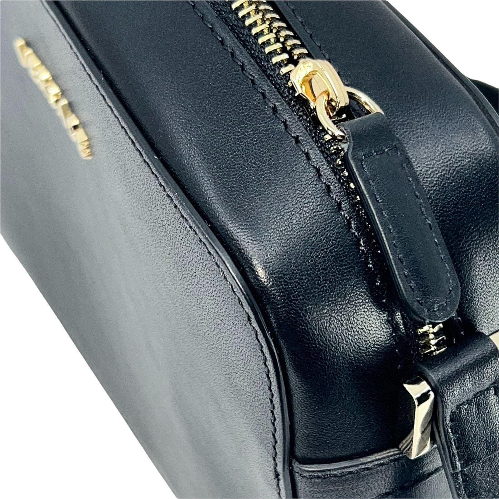 Versace Versace Smooth Leather Camera Crossbody Bag Black MSRP $1095 Size ONE SIZE - 5 Thumbnail
