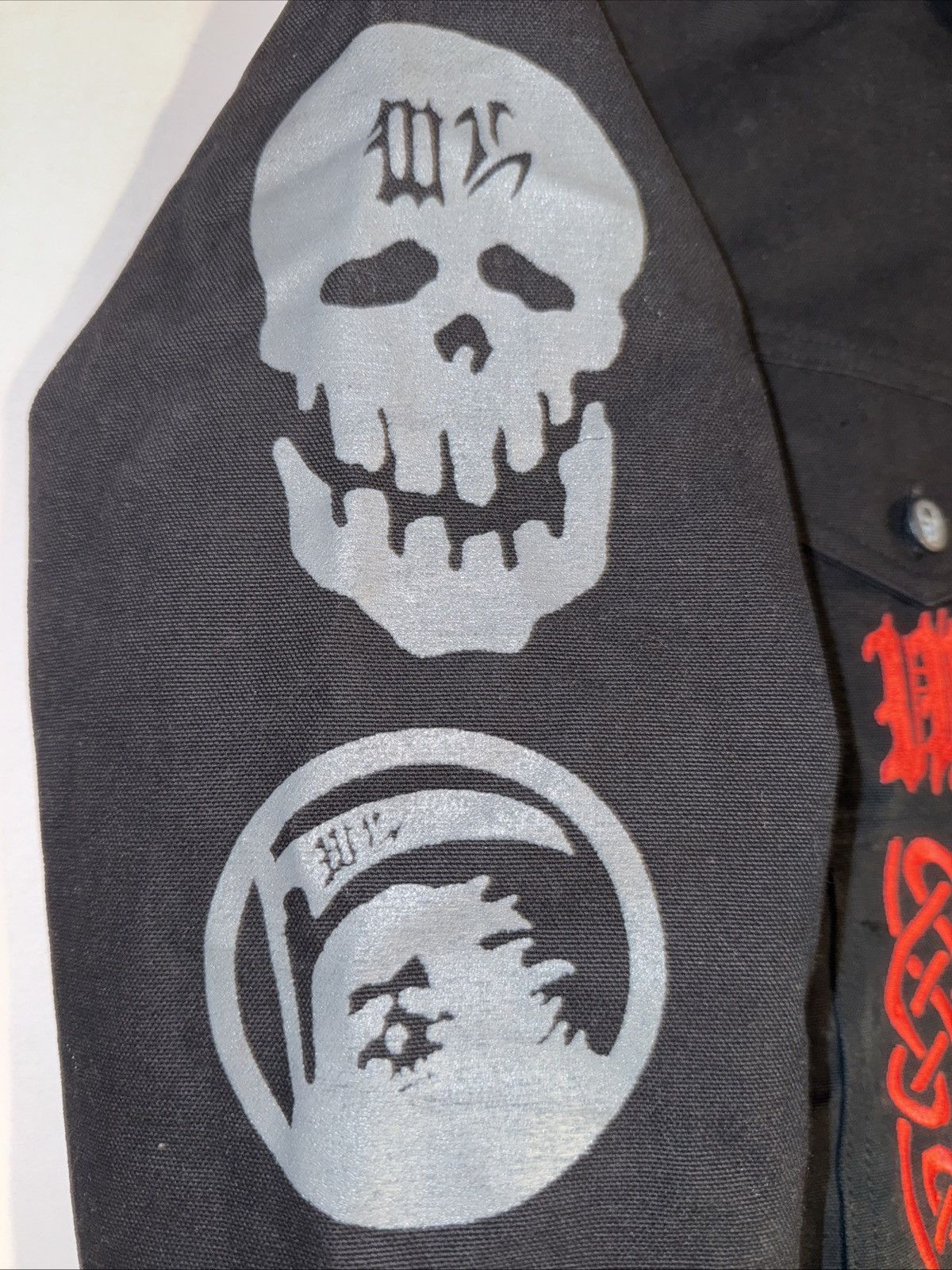 Warren Lotas Warren Lotas Demon Hooded Trucker Jacket NWT Size Large Size US L / EU 52-54 / 3 - 3 Thumbnail