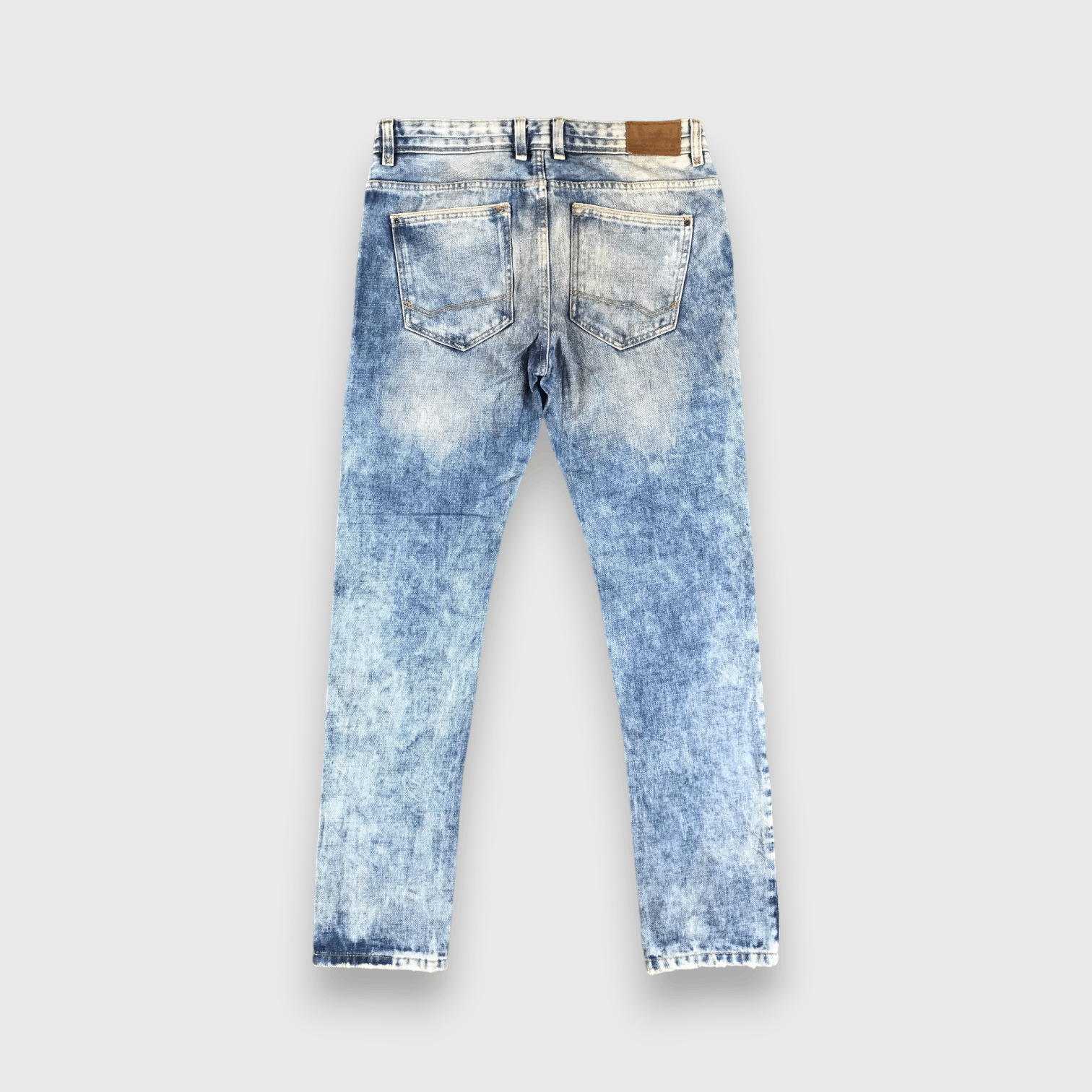 Bershka Bershka Jeans Acid Wash Slim Fit Denim -J2816 Size US 34 / EU 50 - 2 Thumbnail