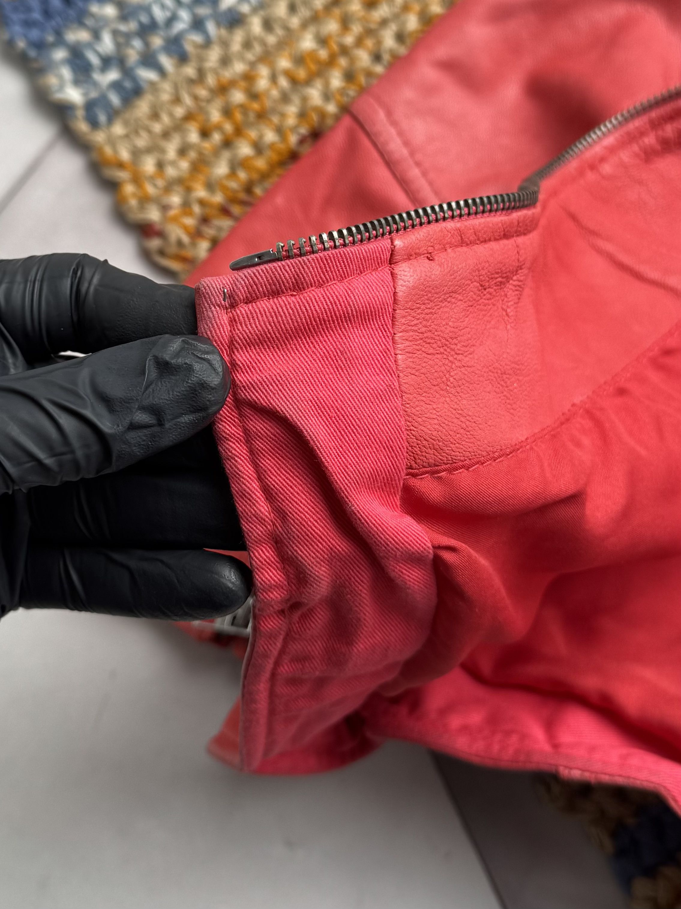 Vintage Vintage Leather Cropped Jacket (E4) Size XS / US 0-2 / IT 36-38 - 6 Thumbnail