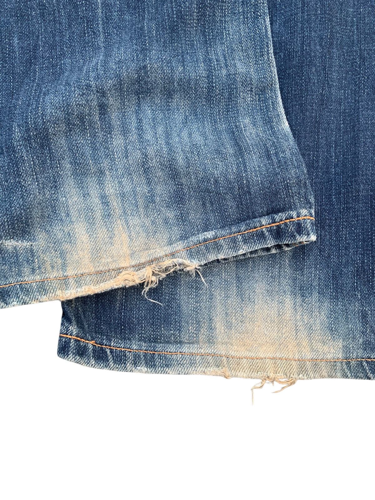 Edwin FLARE VINTAGE EDWIN NAVAJO RUSTY JAPANESE DISTRESSED DENIM Size US 34 / EU 50 - 17 Thumbnail