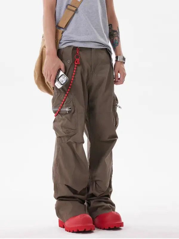 VIBE Vintage Street Large Pocket Frayed Work Outdoor Jeans Size US 28 / EU 44 - 2 Thumbnail