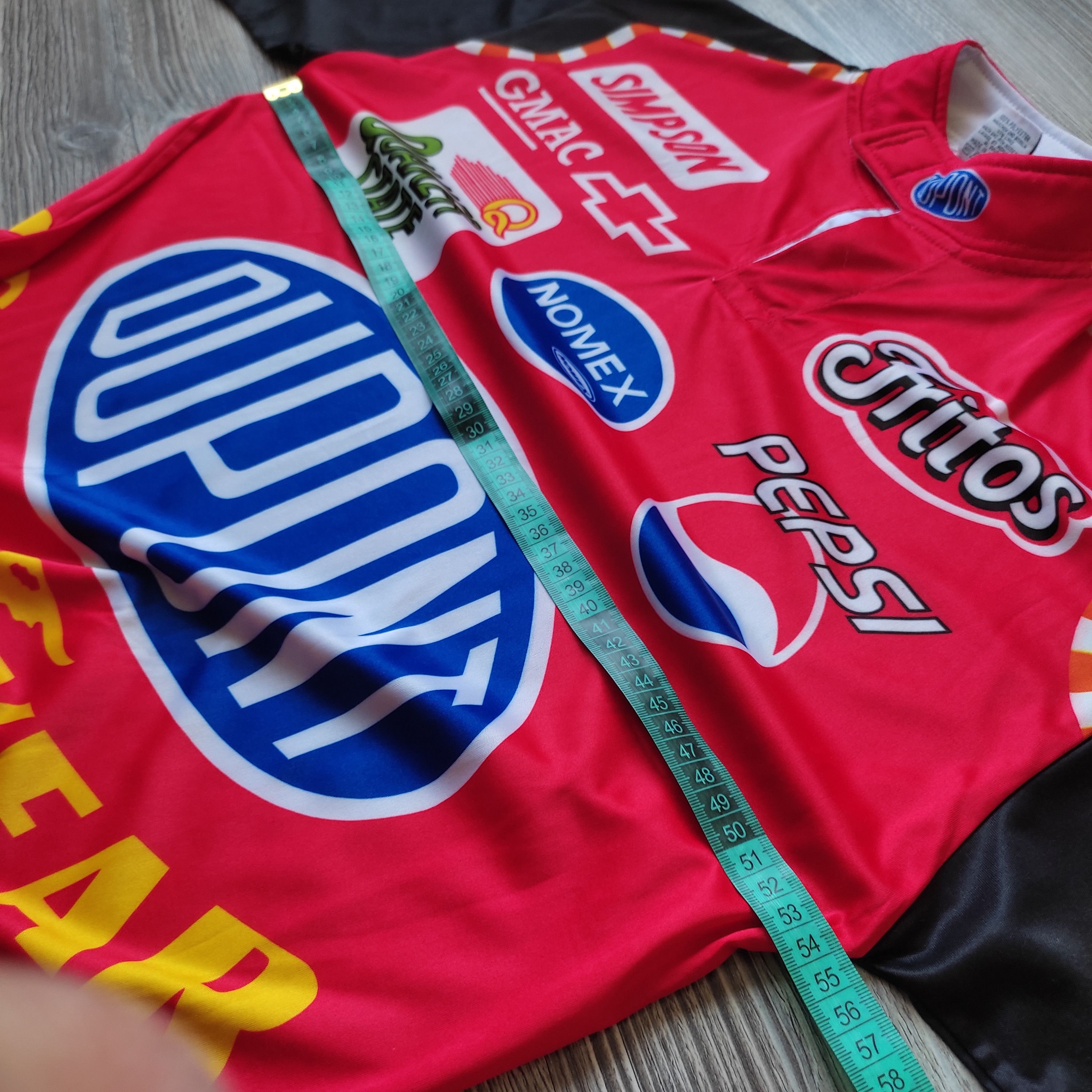 DuPont VINTAGE RACING SEVEN STAR DUPOINT JERSEY TEE Size US L / EU 52-54 / 3 - 19 Thumbnail