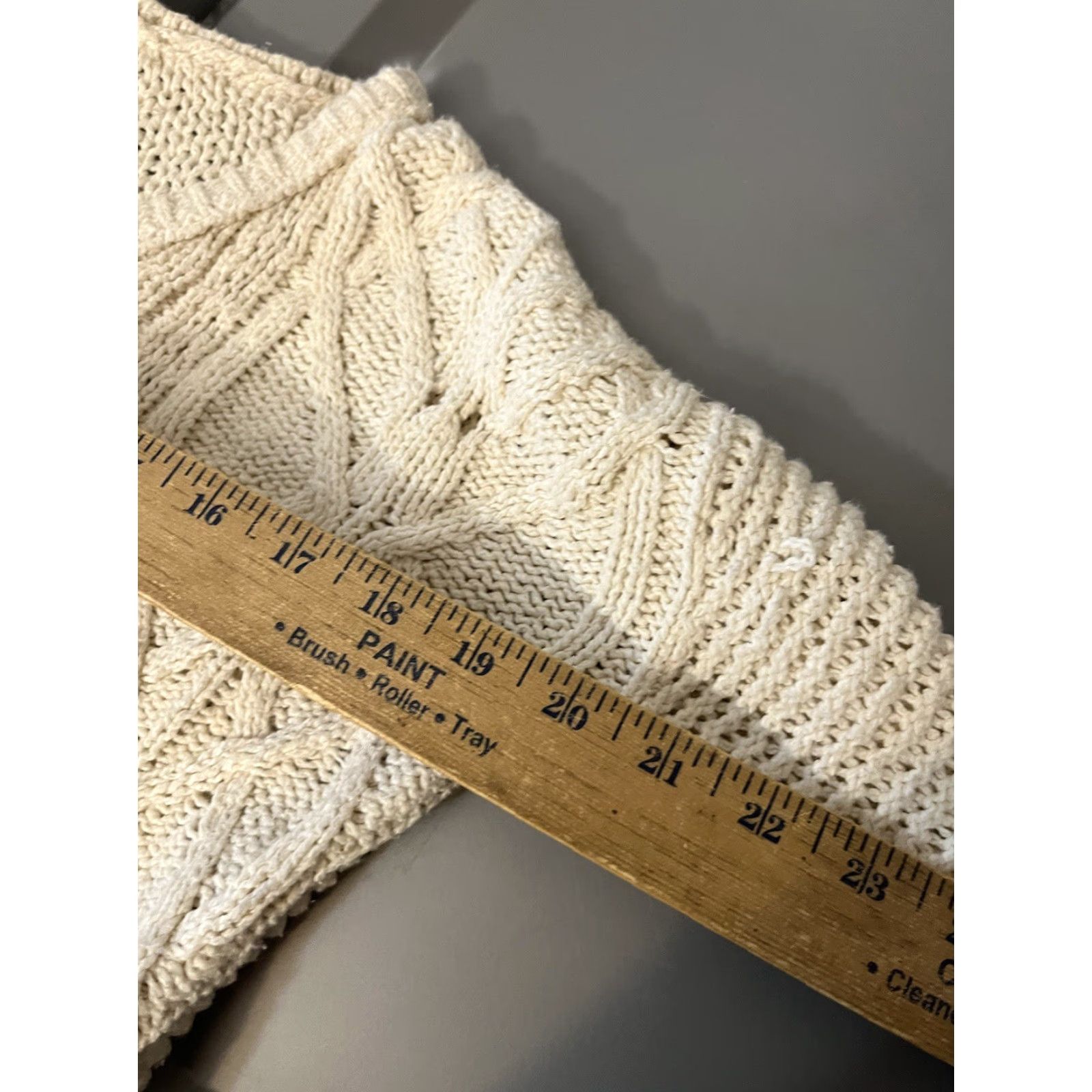 American Eagle Outfitters VINTAGE American Eagle Women Pullover Sweater Knit Long Sleeve V-Neck Casual XS Ivory 90s Classic Size XS / US 0-2 / IT 36-38 - 5 Thumbnail