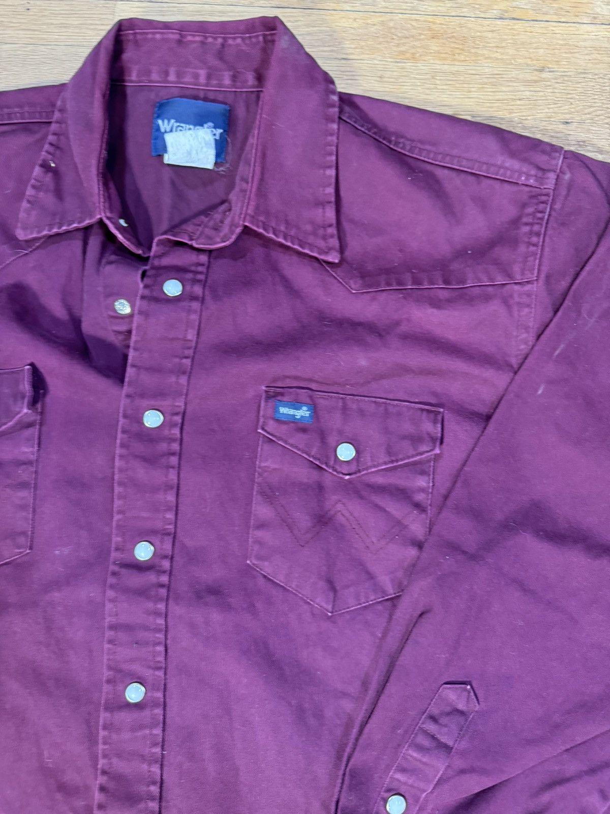 Vintage × Wrangler Vintage Wrangler Western Wear Shirt Size US XL / EU 56 / 4 - 5 Thumbnail