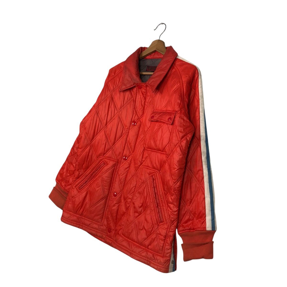 Japanese Brand 📌Vintage Light Puffer Jacket Quilted Biker Johnbull Kojima Size US L / EU 52-54 / 3 - 3 Thumbnail
