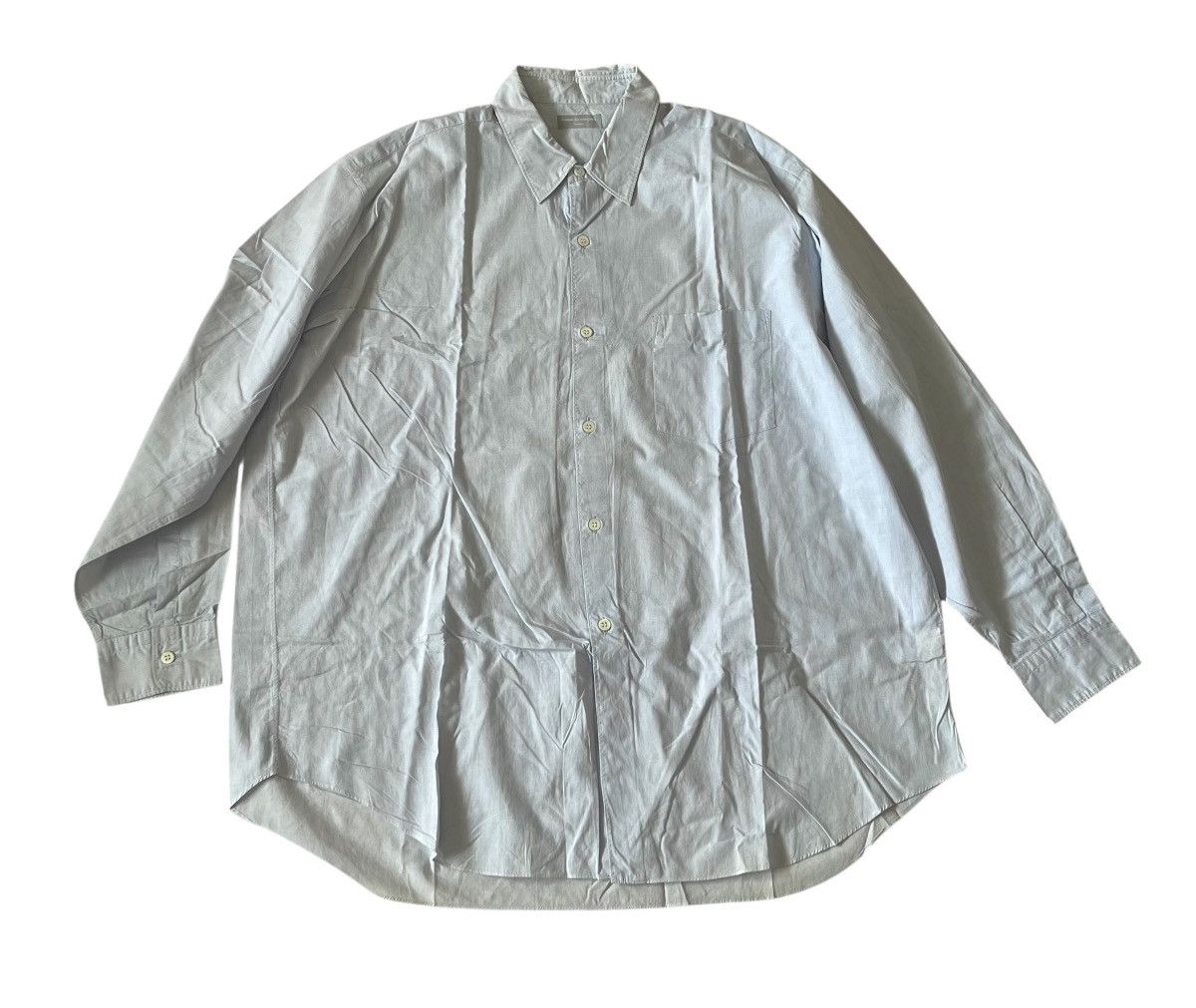 Comme des Garcons Vintage 90s cdg homme light blue button up shirt Size US XL / EU 56 / 4 - 1 Thumbnail