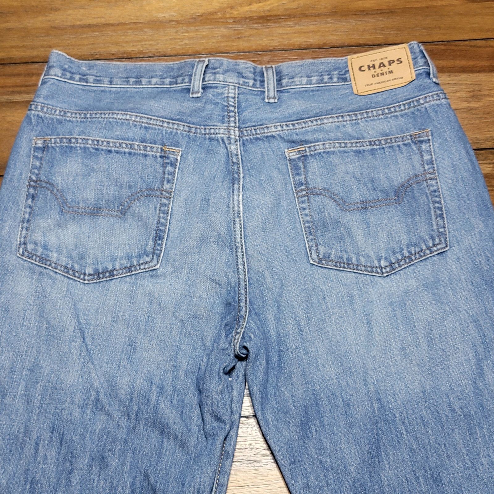 Chaps Chaps Straight Leg Denim Jeans - Size 36/30 Size US 36 / EU 52 - 4 Thumbnail