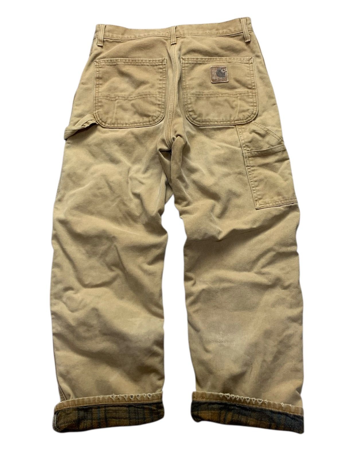 Carhartt 🐍SOLD🐍 Vintage Carhartt Blanked Lined Carpenter Work Pants Size US 30 / EU 46 - 3 Thumbnail