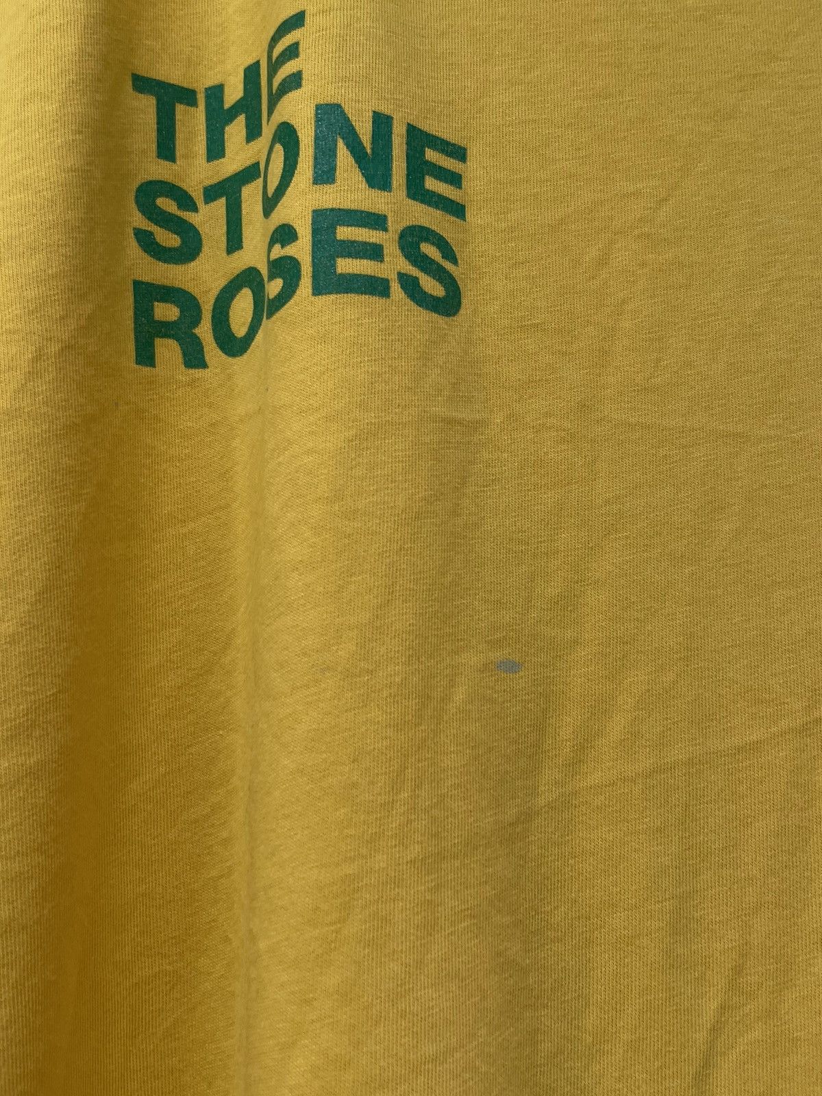 Vintage The Stone Roses 00’s Vintage T-Shirt Tour Yellow RARE Size US L / EU 52-54 / 3 - 6 Thumbnail