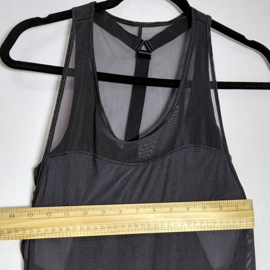 Lululemon Lululemon Sheer Black Tank Top Solid Sleeveless Women Size 8 Size M / US 6-8 / IT 42-44 - 5 Thumbnail