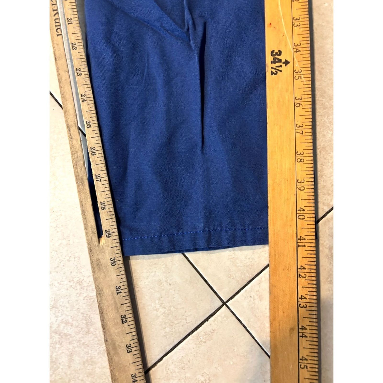 Peter Millar Peter Millar Crown Seaside Pants Men’s 40 Blue Chino Classic Golf Casual 5563 Size US 40 / EU 56 - 7 Thumbnail