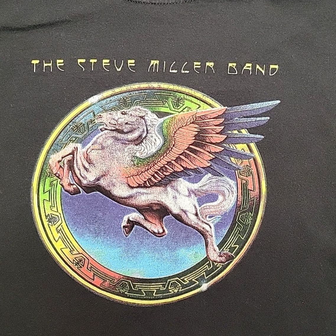 Gildan Steve Miller Band Shirt Mens M Black Long Sleeve Rock Retro TEE Size M / US 6-8 / IT 42-44 - 2 Thumbnail