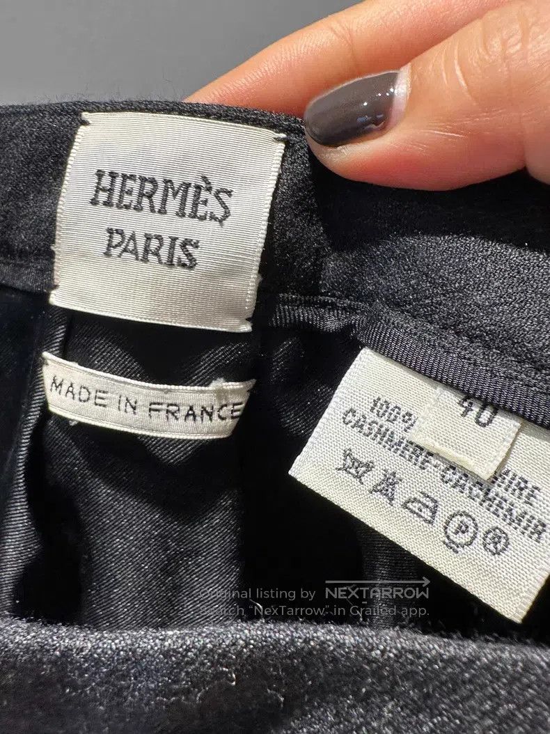 Hermes Hermes Sheepskin skirt Size 26" / US 2 / IT 38 - 3 Thumbnail