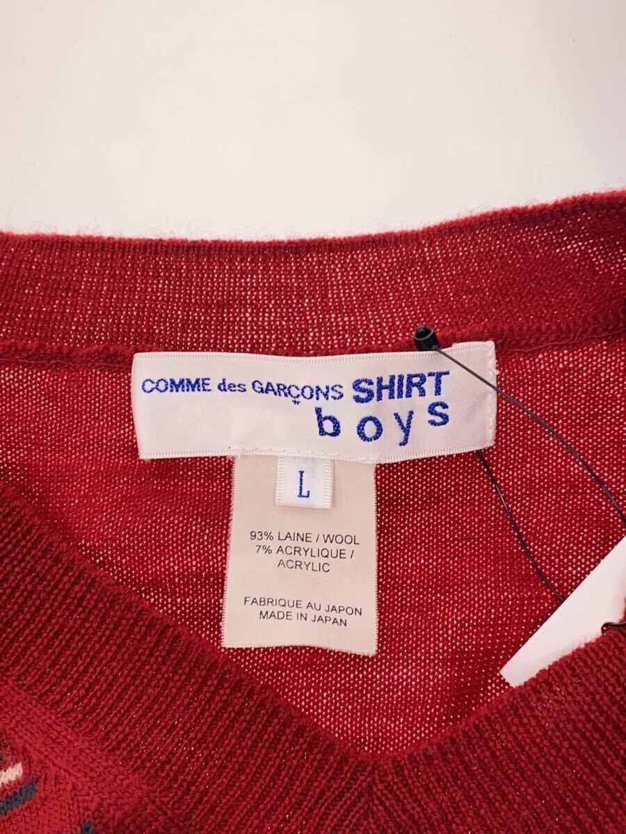 Comme des Garcons × Comme des Garcons SHIRT Plaid Wool Knit Sweater Size US L / EU 52-54 / 3 - 4 Thumbnail