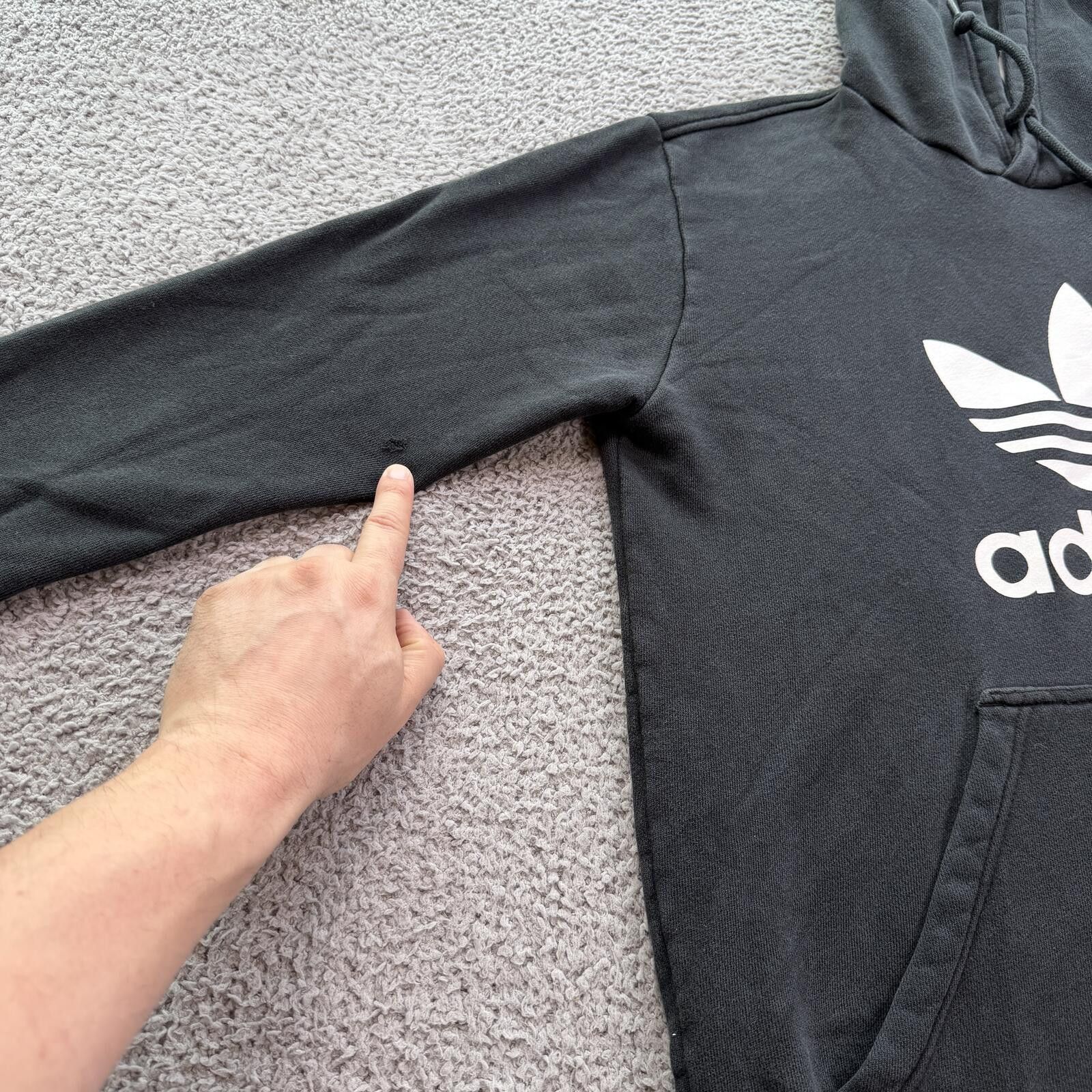 Adidas Adidas Originals Trefoil Logo Hoodie Pullover Sweatshirt L Size US L / EU 52-54 / 3 - 8 Thumbnail