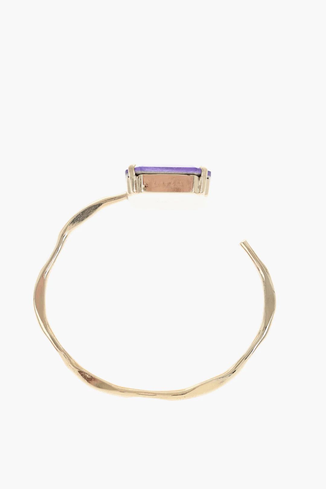 Dries Van Noten og1mm0426 Size: OS / Gold-Tone Metal Bracelet Gold & Purple Size ONE SIZE - 2 Thumbnail