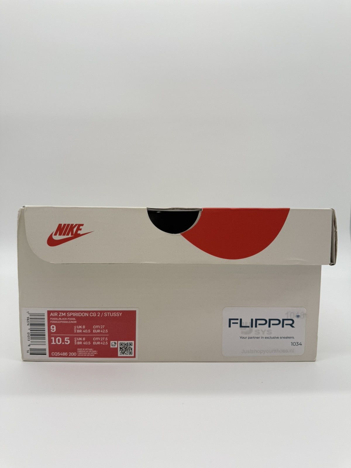 Nike × Stussy Nike Air Zoom Spiridon Cage 2 Stussy Fossil EU 42,5 Size US 9 / EU 42 - 5 Thumbnail