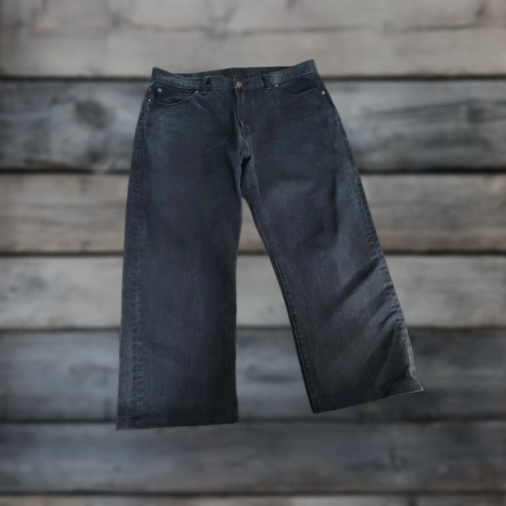 Sean John VINTAGE Sean John Men Jeans | Straight Leg 38x24 | Black Cotton Blend Hip Hop Style Size US 38 / EU 54 - 1 Thumbnail