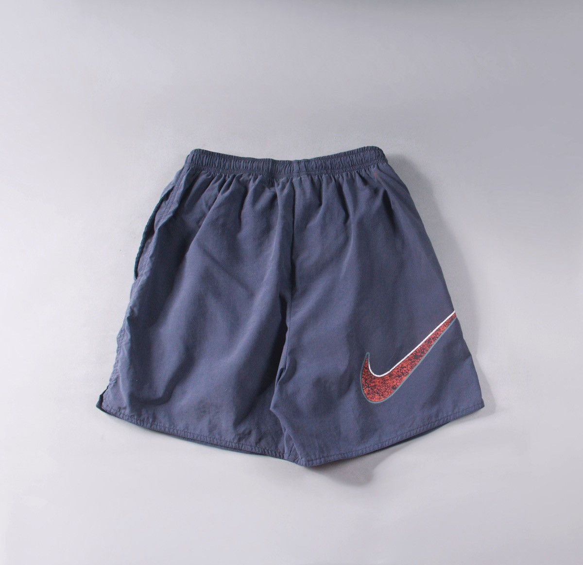 Nike Nike 90s Vintage Tech Grey Navy Logo Shorts ACG Lab Ai M Size US 32 / EU 48 - 1 Thumbnail