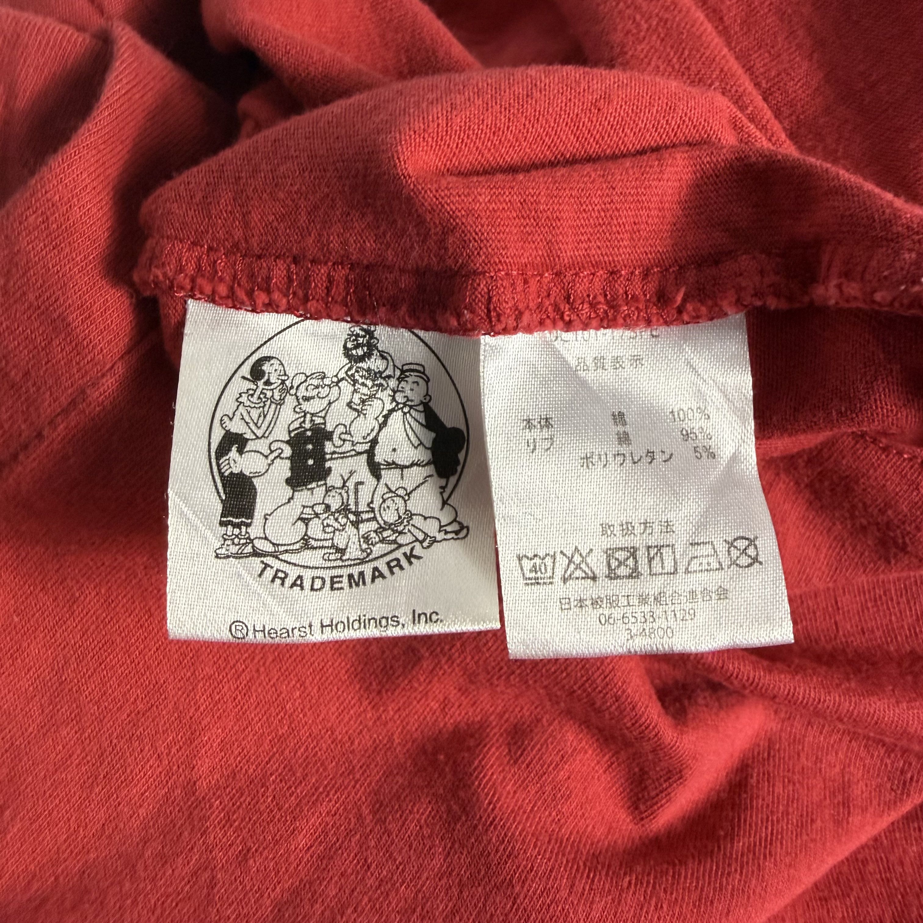 Cartoon Network 🔥RARE🔥Vintage Popeye & Olive Oyl Cartoon T-shirt Size US L / EU 52-54 / 3 - 5 Thumbnail