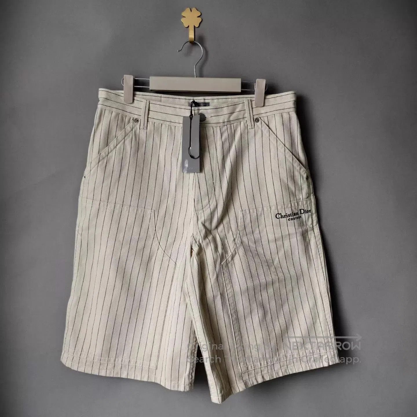 Dior Striped Multi-Color Casual Shorts. Size US 32 / EU 48 - 1 Thumbnail