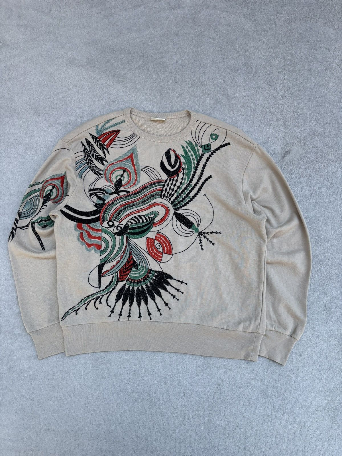Dries Van Noten Dries Van Noten Phoenix Embroidery Sweater Size S / US 4 / IT 40 - 1 Thumbnail