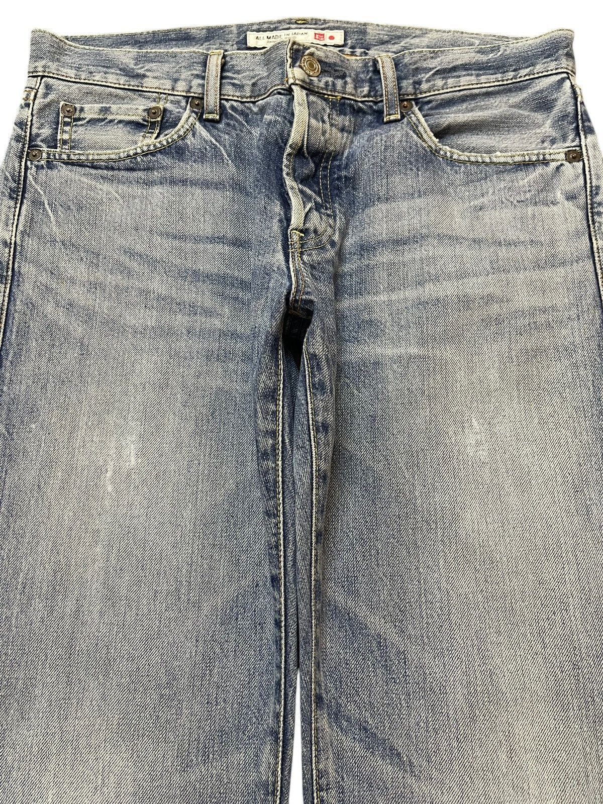 Uniqlo Vintage Japanese Uniqlo Blue Faded Wash Style Loose Jeans Size US 32 / EU 48 - 3 Thumbnail