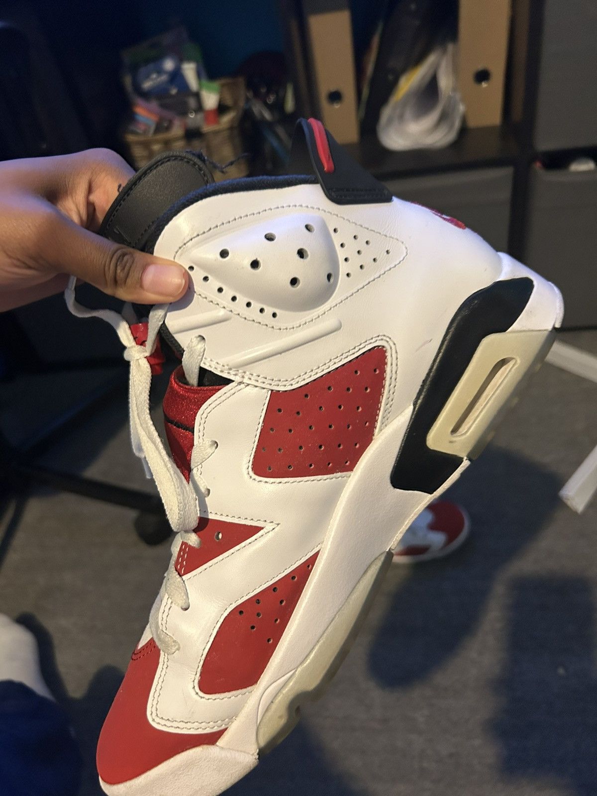 Nike Nike Air Jordan 6 Carmine Size US 9 / EU 42 - 6 Thumbnail