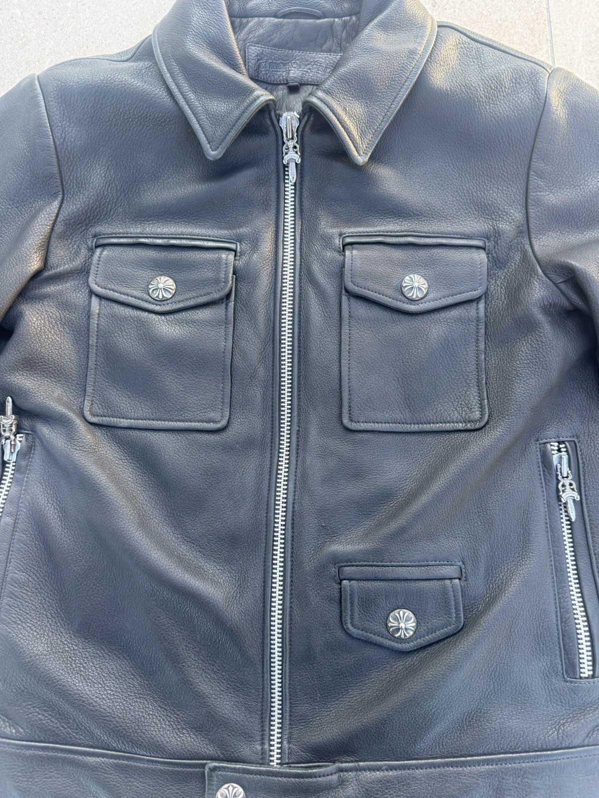 Chrome Hearts Chrome hearts leather policeman jacket size M Size US M / EU 48-50 / 2 - 4 Thumbnail