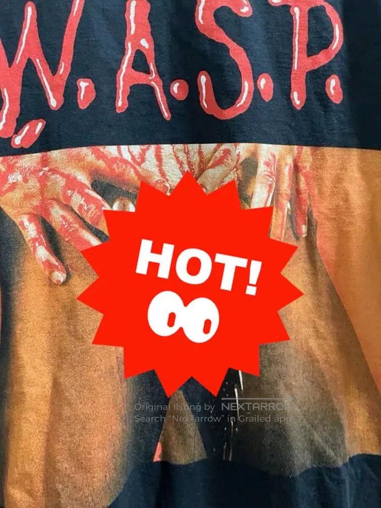 Other Vintage W.A.S.P. Band T-Shirt 00s. Size US M / EU 48-50 / 2 - 1 Thumbnail