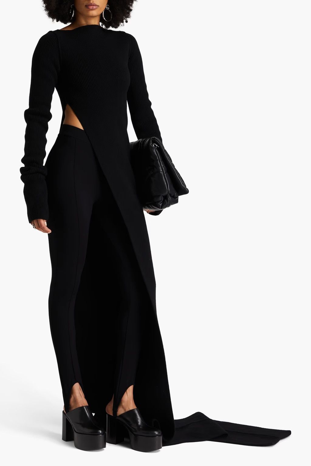 Rick Owens o1y0126 Sweater in Black Size XS / US 0-2 / IT 36-38 - 2 Thumbnail
