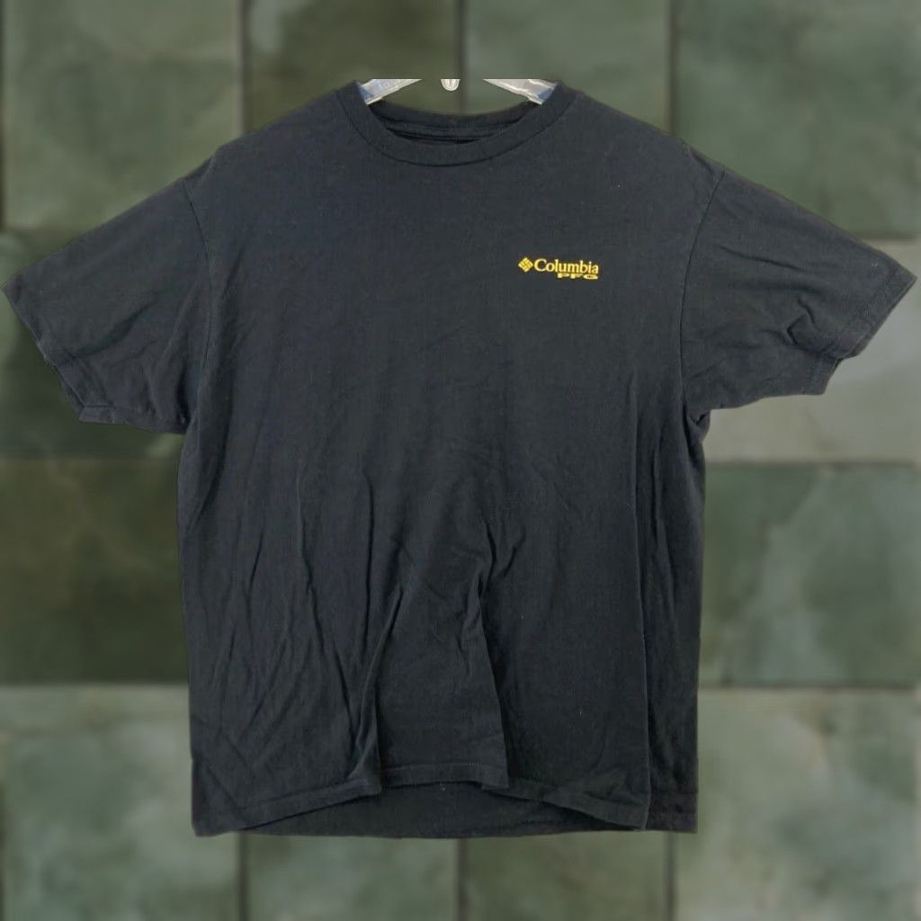 Vintage Columbia Mens TShirt L Black Outdoor Shirt Size US L / EU 52-54 / 3 - 1 Thumbnail