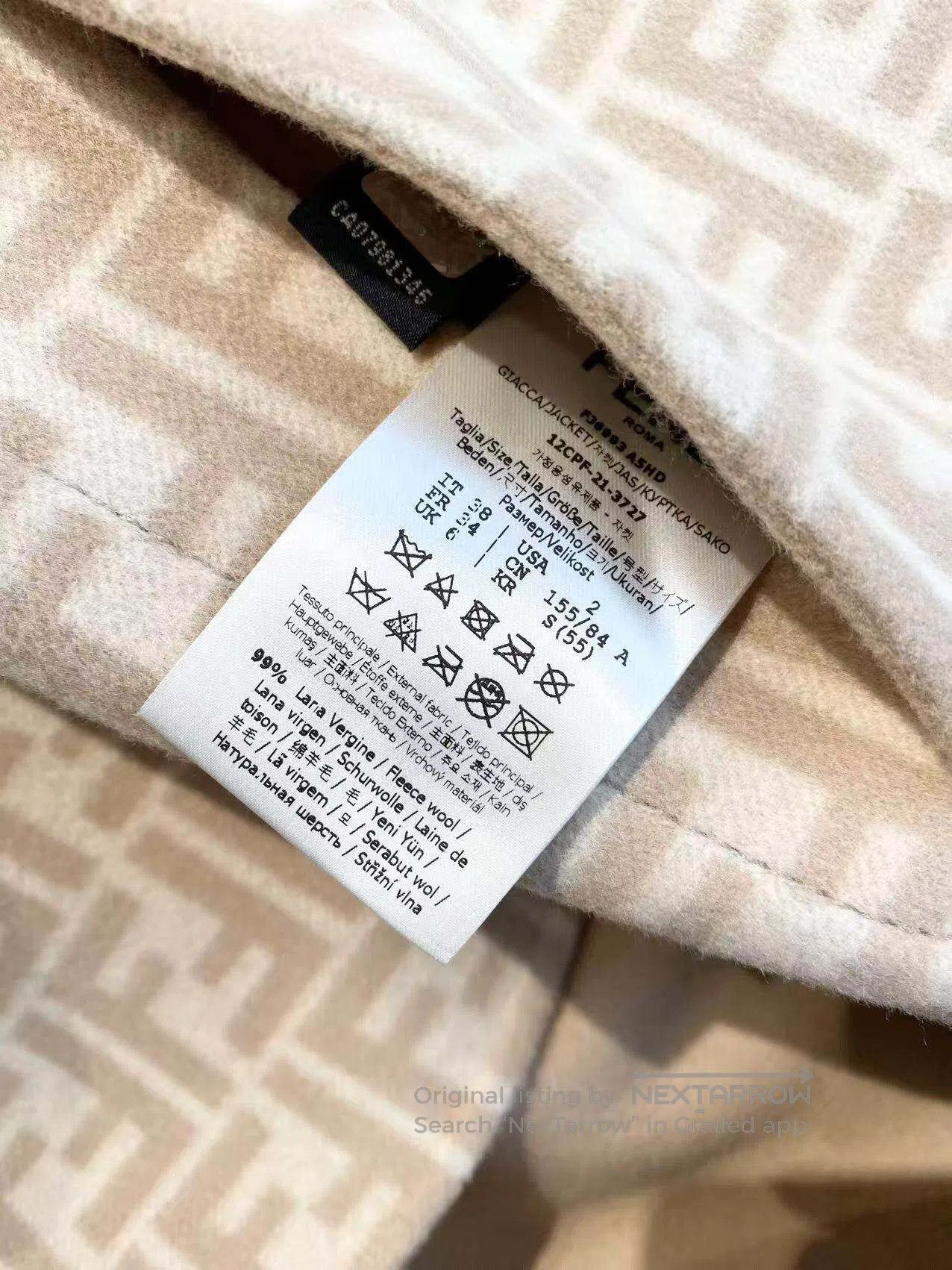 Fendi Fendi Reversible presbyopia patchwork jacket| Size XS / US 0-2 / IT 36-38 - 7 Thumbnail