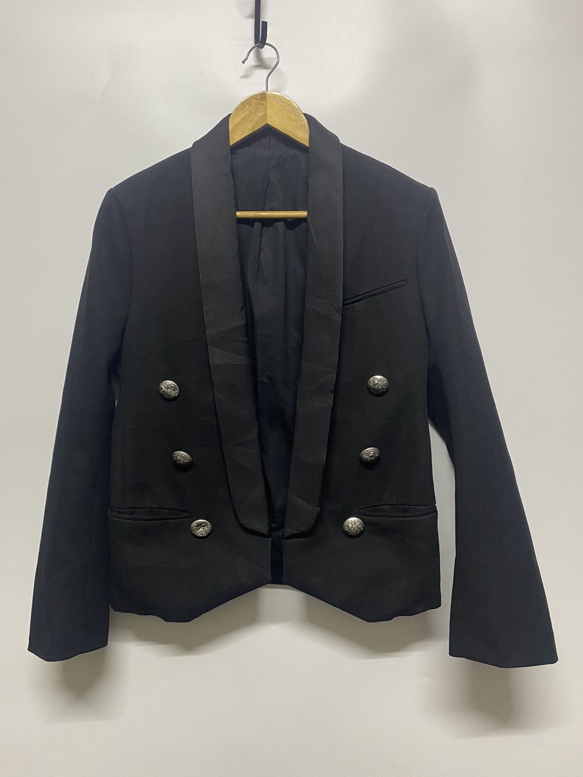 Balmain × Designer Balmain Paris Coat Blazer Jacket Size M / US 6-8 / IT 42-44 - 1 Thumbnail
