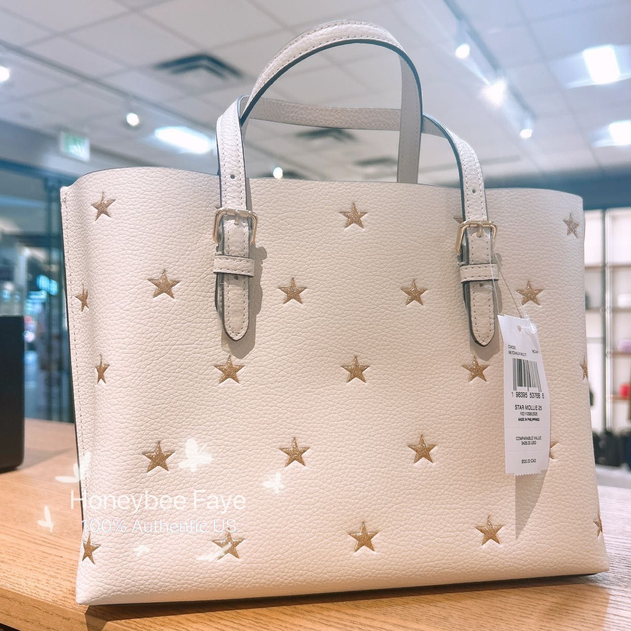 Coach Mollie Tote Bag 25 With Star Print CW022 Size ONE SIZE - 2 Thumbnail