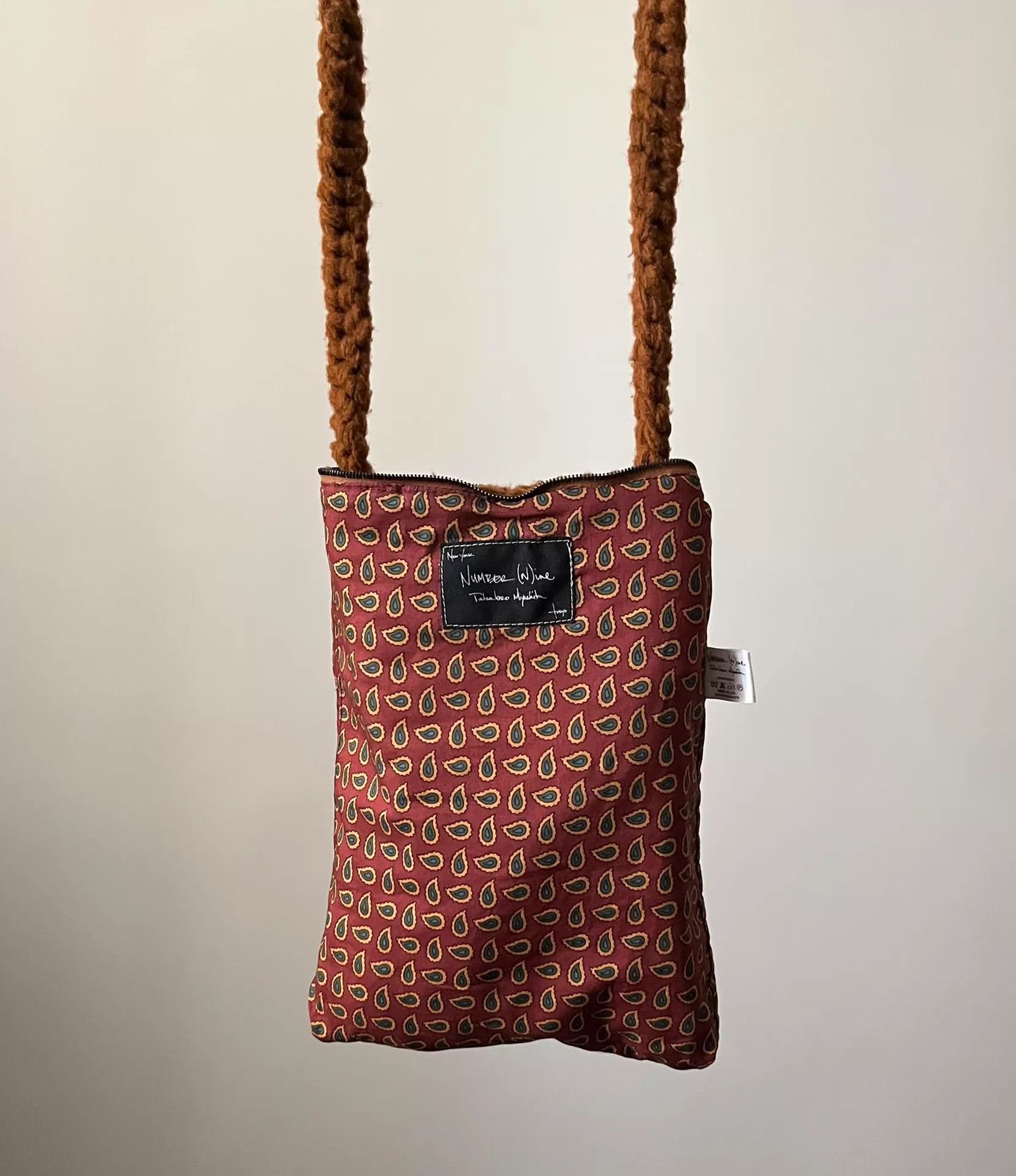 Number (N)ine Number (N)ine 03AW Grunge Knit Crossbody Rare Size ONE SIZE - 4 Thumbnail